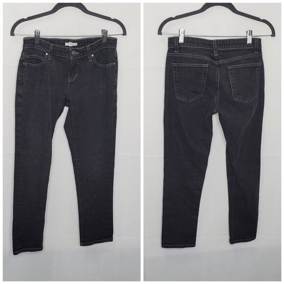 Eileen Fisher Petite Dark Gray Jeans 2P ~ Sustainable Versatile Streetwear - Picture 1 of 11